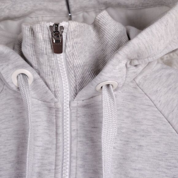 Athleta Triumph Hoodie XXS Full Zip Grey Long Sleeve Athletic Sweatshirt Fleece - Picture 2 of 11